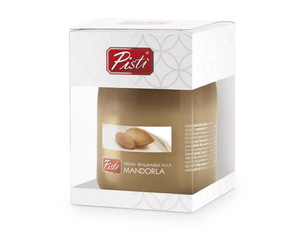 Creamy almond spread by Pistì.