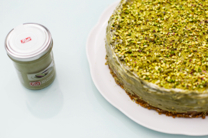Receta de tarta de queso y pistacho