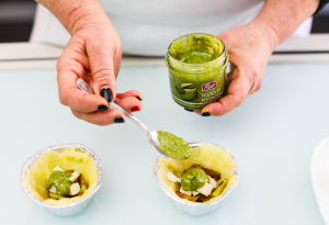 Rezept für Kartoffel-Pistazien-Pesto-Kuchen