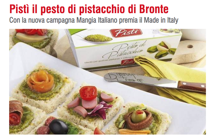 GlamFood – Pesto di Pistacchio