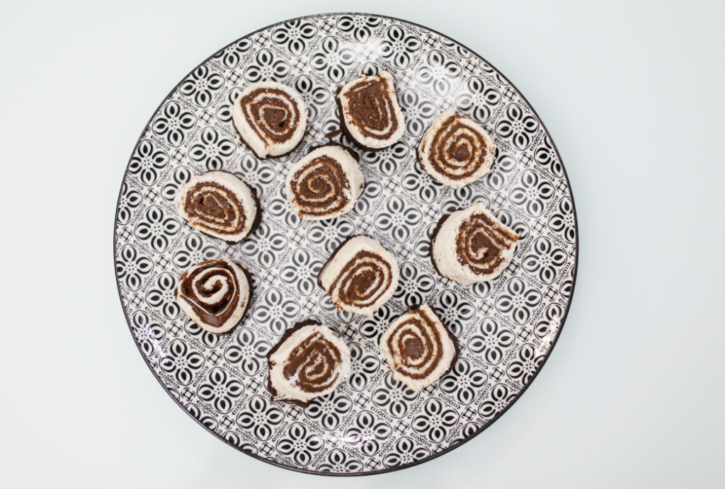 Receta Girelle con crema de chocolate a la modicana