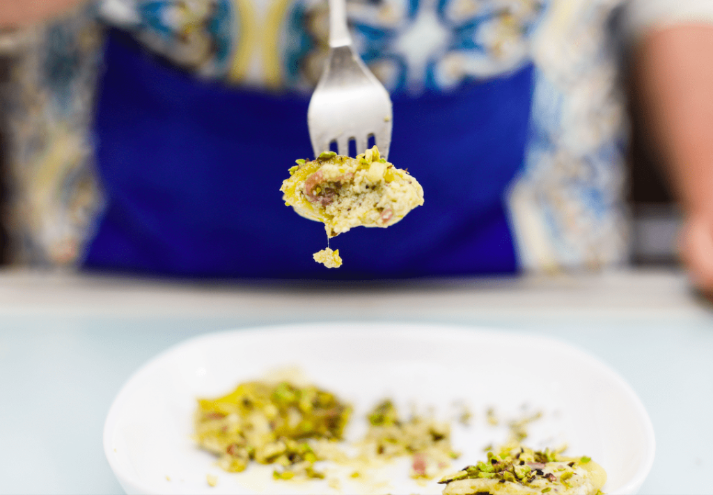 Paccheri-Gratin mit Pistazien