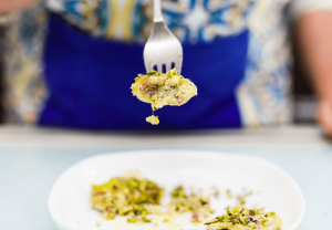 Paccheri gratin al pistacchio